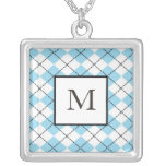 Argyle Monogramhalsband