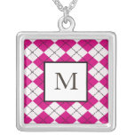 Argyle Monogramhalsband