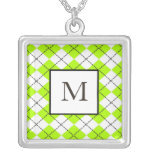Argyle Monogramhalsband