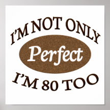 Årig perfekt 80 posters