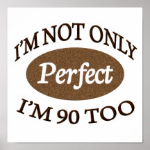 Årig perfekt 90 posters