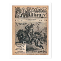 Arizona Joe - Beradles halvt Dimebibliotek Vykort