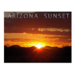 Arizona solnedgång vykort