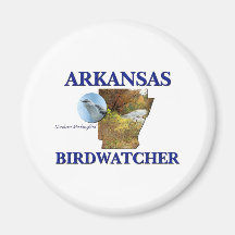 Arkansas fågelskådare magneter för kylskåp