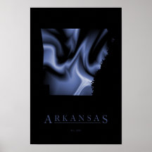 Arkansas modern kartaaffisch