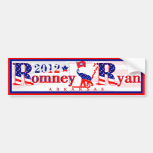 Arkansas Romney och Ryan bildekal 2012 2