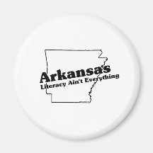 Arkansas statlig slogan magnet för kylskåp
