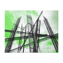 arkitektur sträckt kanvastryck