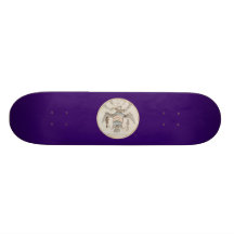 Arkiverat skissa av det underbara presidents- förs skate board decks