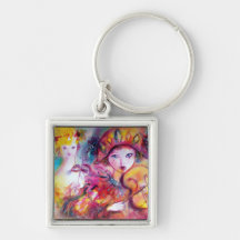 ARLECCHINO OCH COLOMBINA specificerar Nyckel Ring