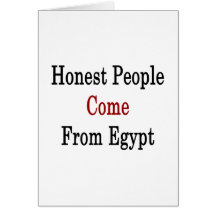 Ärligt folk kom från egypten kort
