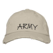 ARMÉ BRODERAD BASEBALL KEPS