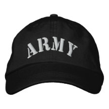 ARMÉ BRODERADE BASEBALL KEPSAR