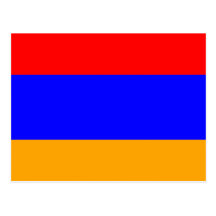 Armenien högkvalitativ flagga vykort