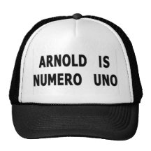 Arnold är Numero Uno Baseball Hat