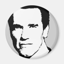 Arnold Schwarzenegger utrustar Kylskåpsnagnet