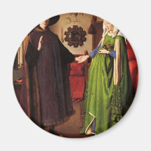 Arnolfini porträtt kylskåpsnagnet