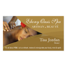 Aromatherapy för terapi för massage för Spa för Be Visitkort Mall