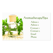 Aromatherapy-/Spavisitkort