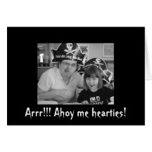 Arrr!!! Ahoy mig hearties! Hälsnings Kort