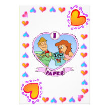 Årsdag - 1 papper unika inbjudningar