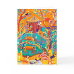 Art Card: Relaxing Red Pandas kort