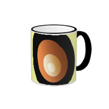 Art déco"Bullseye" mugg