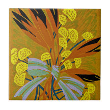 Art décodesign #1 på Sunshinedazzle Kakelplatta Av Kerami