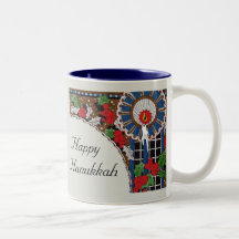 Art décoHanukkah stearinljus Kaffe Kopp