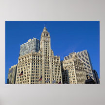 Art décomästerverk, den Wrigley byggnaden Affischer