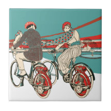 Art décoMotorcycling Kakel
