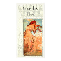 Art nouveau anpassingsbara fotokort