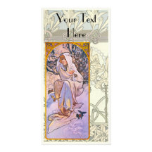 Art nouveau foto kort