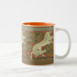 Art nouveau som kråma sig hästen mugg