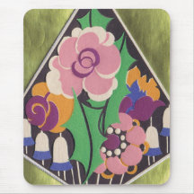 Art nouveaublommor musmattor