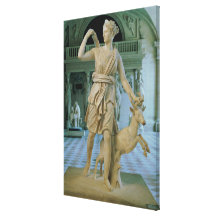 Artemis huntressen canvastryck