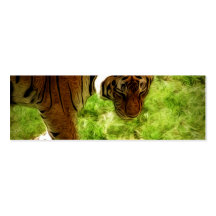 Artisitic tigermålning visitkort
