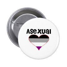 Asexual emblem knapp med nål