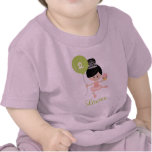 Asiat för Ballerinafödelsedagskjorta T Shirt