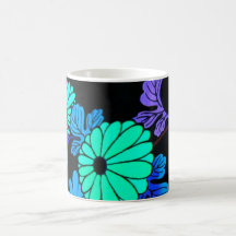 Asiat-Inspirerad blom- kaffemugg