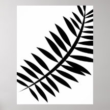Asiatabstraktlöv 4 print