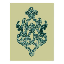 ASIATISK STAM- HINDUISK TATUERINGDESIGNBUDDIST VYKORT