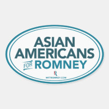 Asiatiska amerikaner för Mitt Romney 2012 Ovalklis