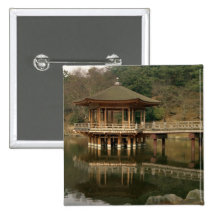 Asien Japan, Nara, tempel i Nara Knappar Med Nål