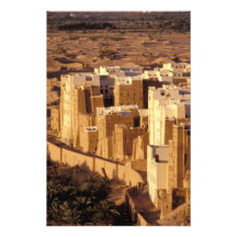 Asien mellan östern, republik av Yemen, Shibam Konstfoto