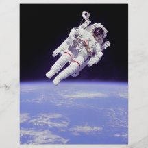 Astronaut Flygblad Designs