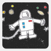 "Astronaut" klistermärke