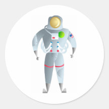 Astronaut Klistermärke