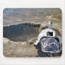 Astronaut och månen musmattor