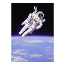 Astronaut Personliga Inbjudningskort